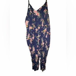 Blue floral Romper 1X/2X ( wore when I was a 2x pregnant)